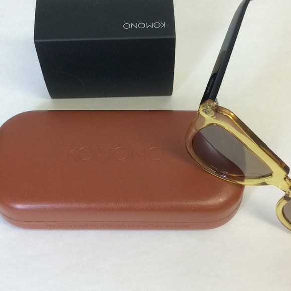 KOMONO SUNGLASSES new in cider black cat eye style - Picture 7 of 10